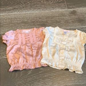 Janie and jack silk blouses